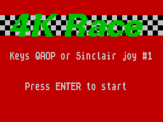 Ace title screen for ZX Spectrum